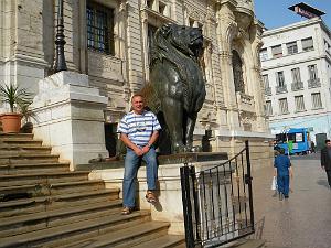 ORAN 2009 LION DE LA MAIRIE ET JULES